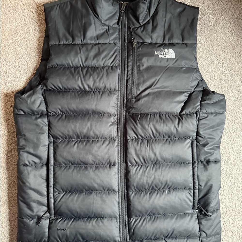 The North Face Men's Black Quilted Down Vest